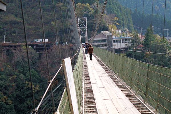 谷瀬のつり橋はパワースポット？日本最長のつり橋の秘密